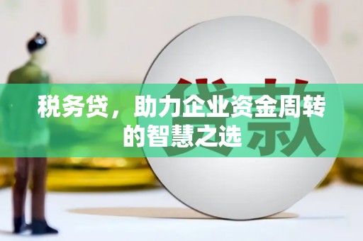 河津税务贷，助力企业资金周转的智慧之选