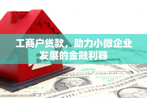 华龙工商户贷款，助力小微企业发展的金融利器