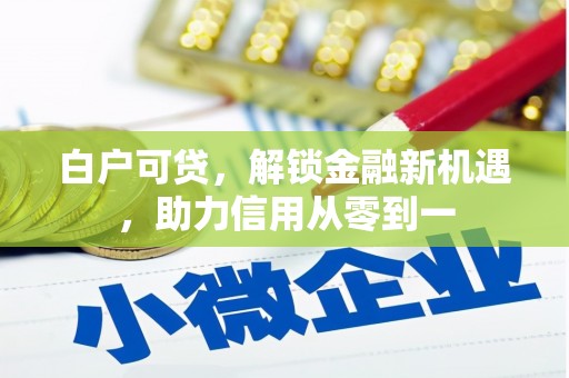 始兴白户可贷，解锁金融新机遇，助力信用从零到一