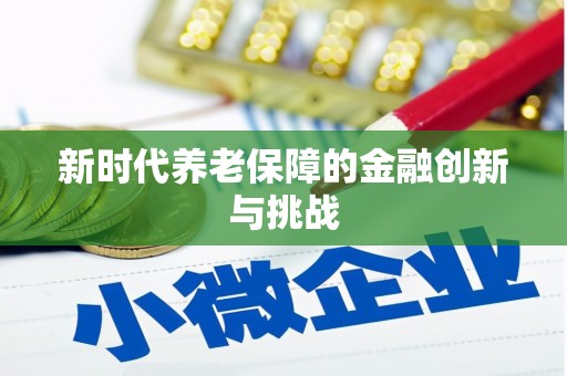 弋江新时代养老保障的金融创新与挑战