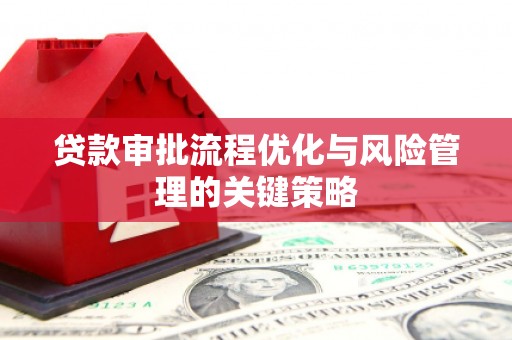 安康贷款审批流程优化与风险管理的关键策略