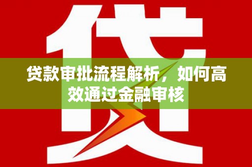 平南贷款审批流程解析，如何高效通过金融审核