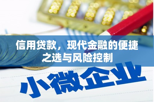 燕郊信用贷款，现代金融的便捷之选与风险控制
