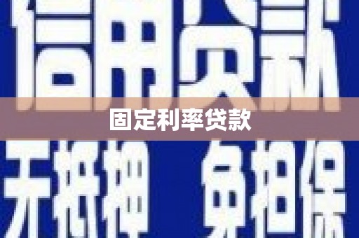 固始固定利率贷款