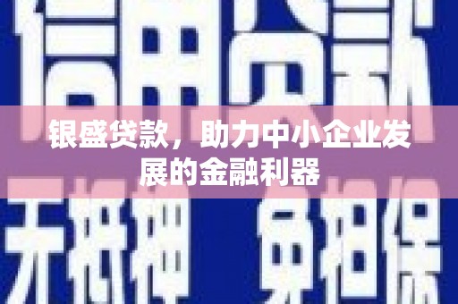 浑源银盛贷款，助力中小企业发展的金融利器