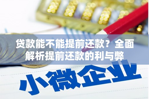 大安贷款能不能提前还款？全面解析提前还款的利与弊