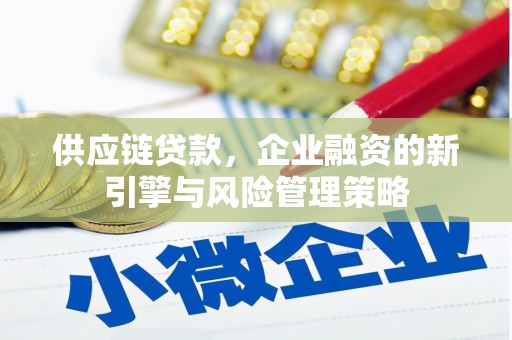 花地玛堂区供应链贷款，企业融资的新引擎与风险管理策略