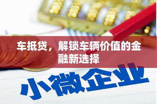 龙华新区车抵贷，解锁车辆价值的金融新选择