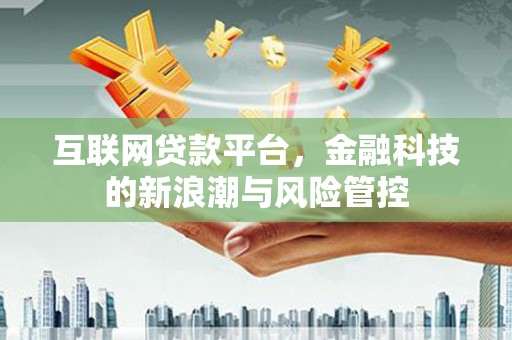 磐安互联网贷款平台，金融科技的新浪潮与风险管控