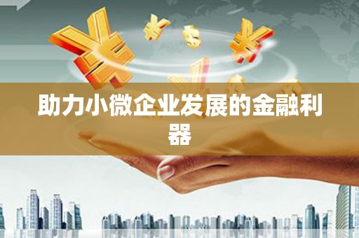 昌图助力小微企业发展的金融利器