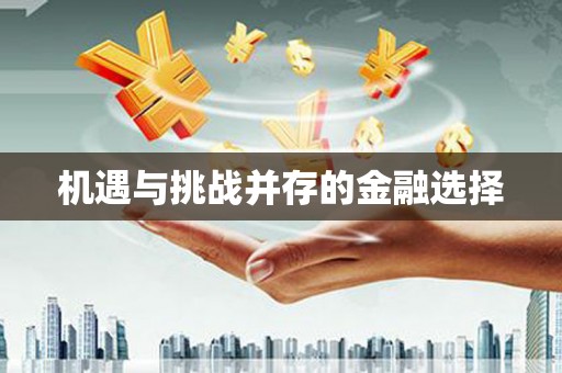 略阳机遇与挑战并存的金融选择